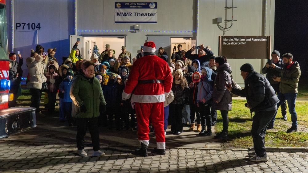 MKAB Christmas Tree Lighting Brings Holiday Cheer to Soldiers in Romania