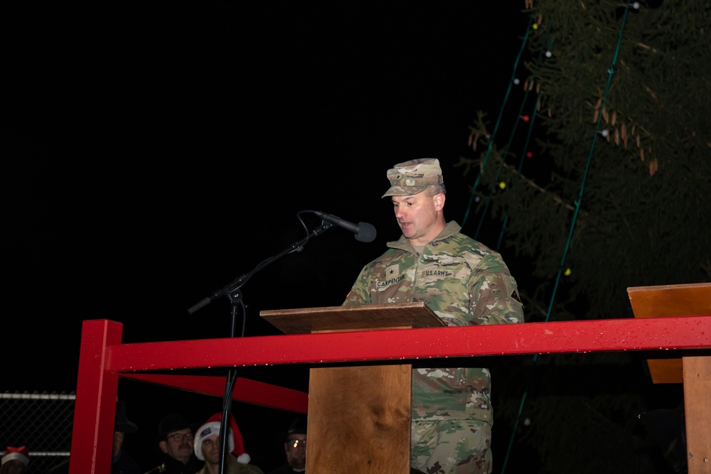 Santa visits Tower Barracks