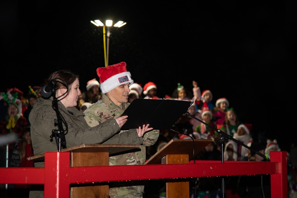 Santa visits Tower Barracks