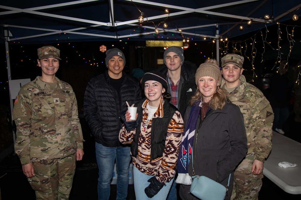 Santa visits Tower Barracks