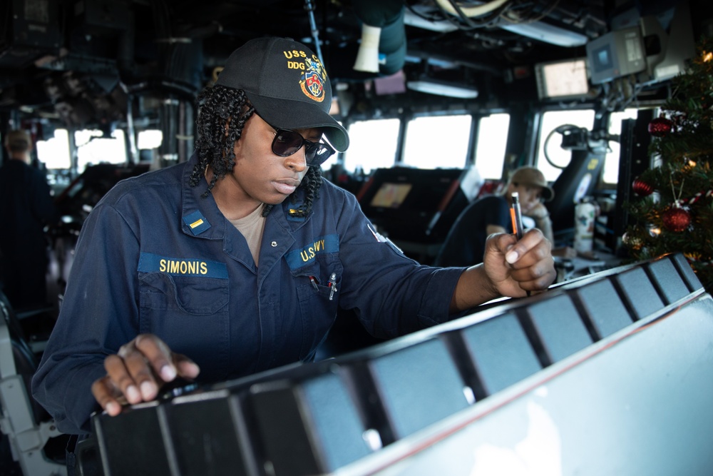 Routine Operations aboard the USS Cole