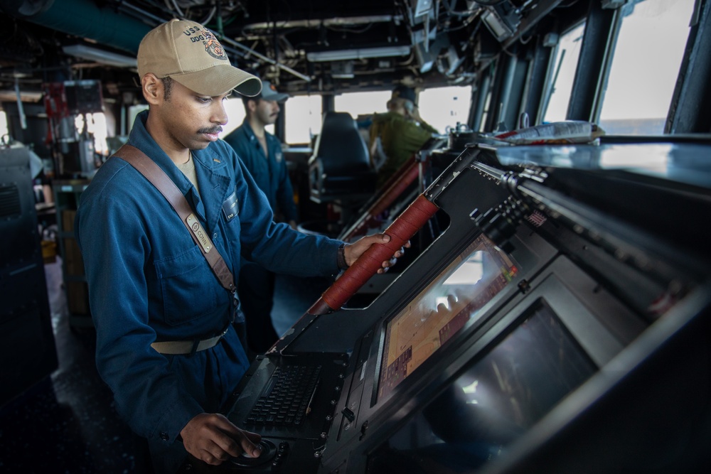 Routine Operations aboard the USS Cole