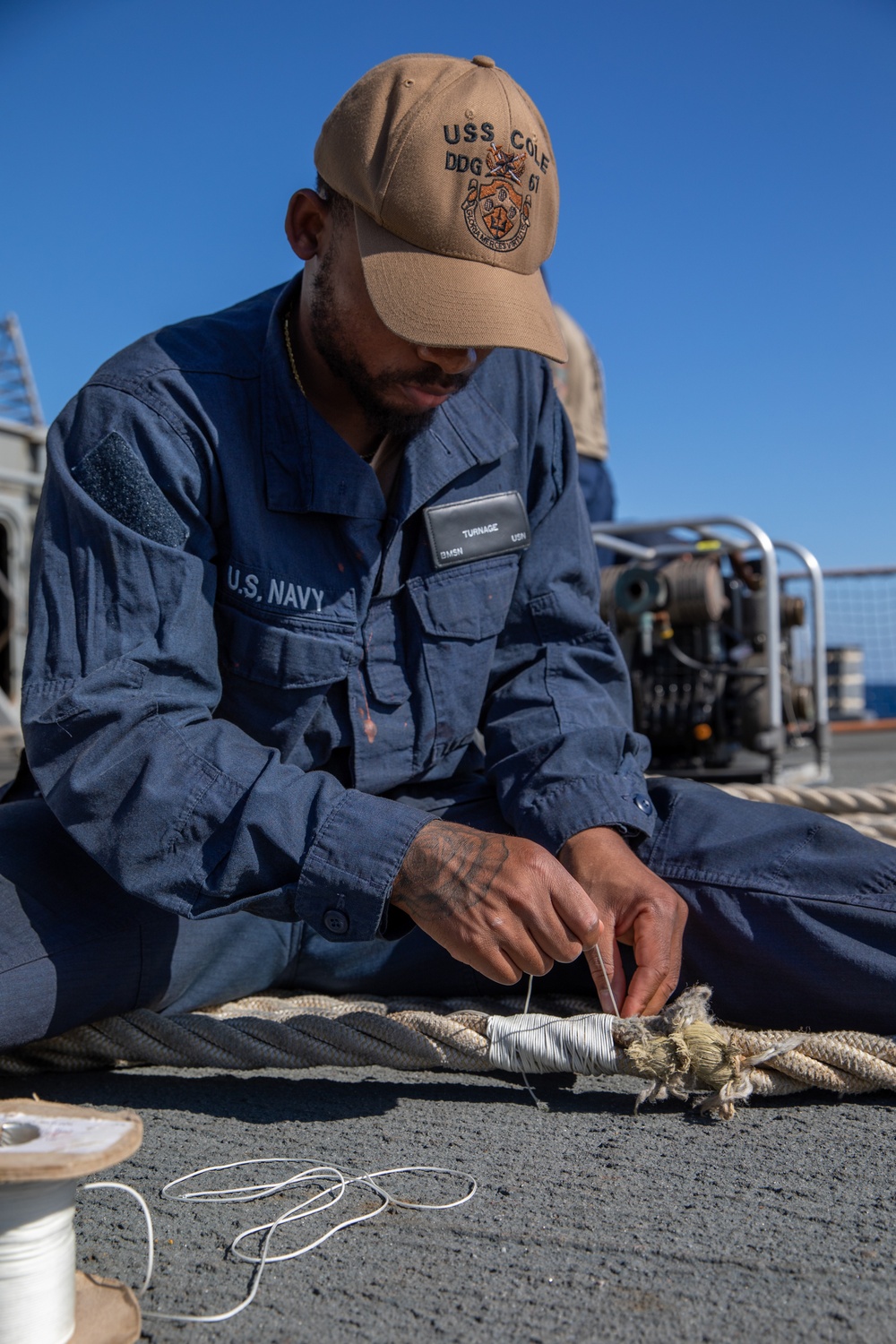 Routine Operations aboard the USS Cole