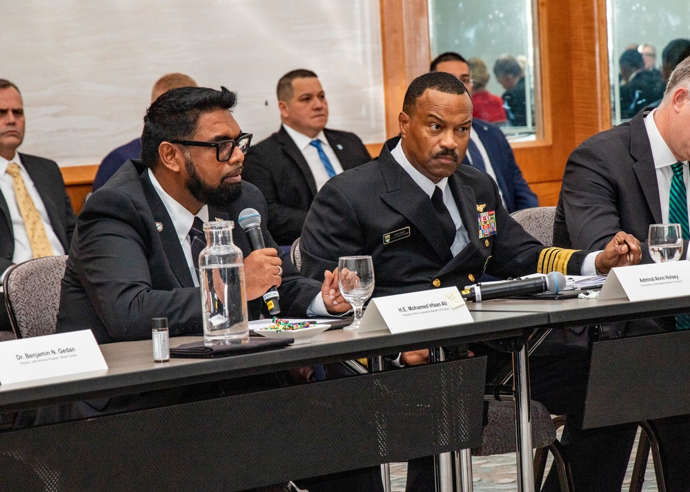 President of Guyana, SOUTHCOM Commander Speak at The Wilson Center