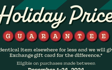 Army &amp; Air Force Exchange Service Gives Military Shoppers Best Value with an Extended Holiday Price Guarantee