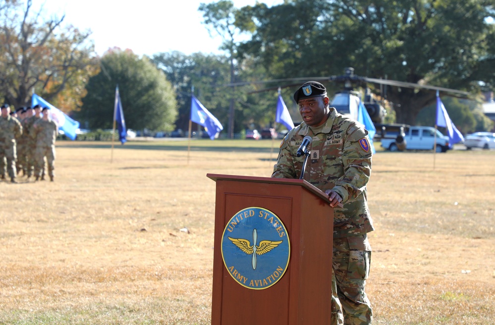 1st Aviation Brigade Change of Responsibility 6DEC24