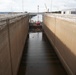 Wilson Lock de-watered for inspection and maintenance