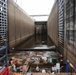 Wilson Lock de-watered for inspection and maintenance