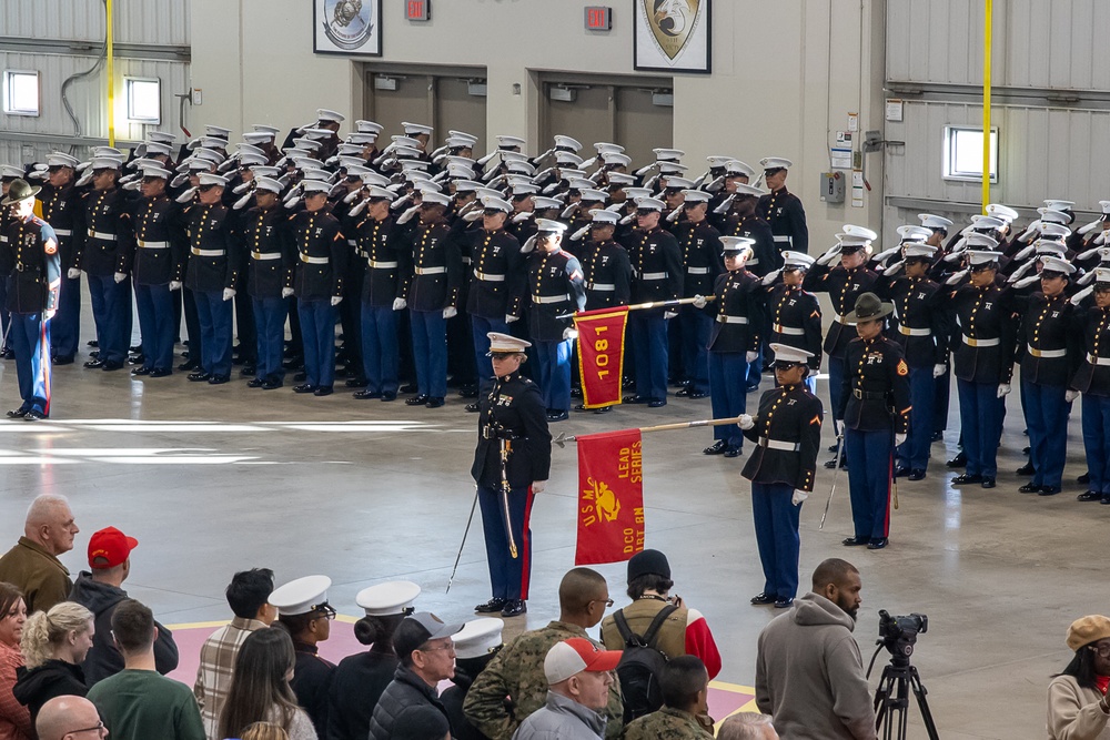 Delta Company, First Recruit Training Battaltion Graduation