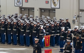 Delta Company, First Recruit Training Battaltion Graduation