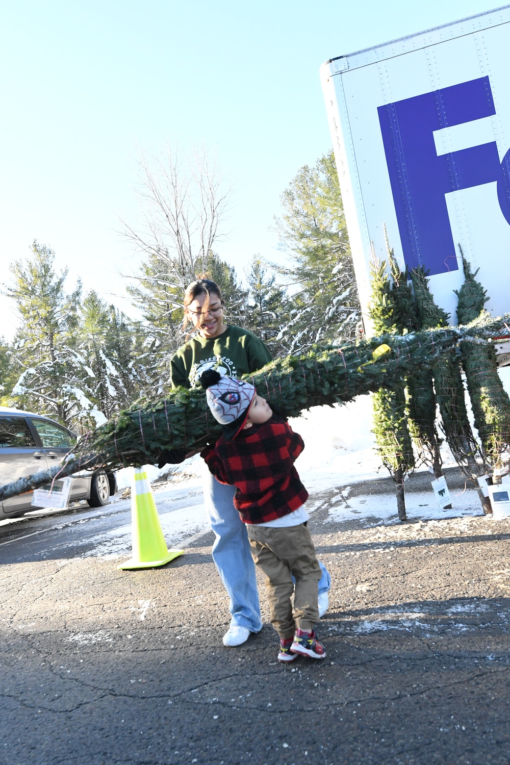 Trees for Troops delivers holiday joy to Fort Drum Soldiers, families