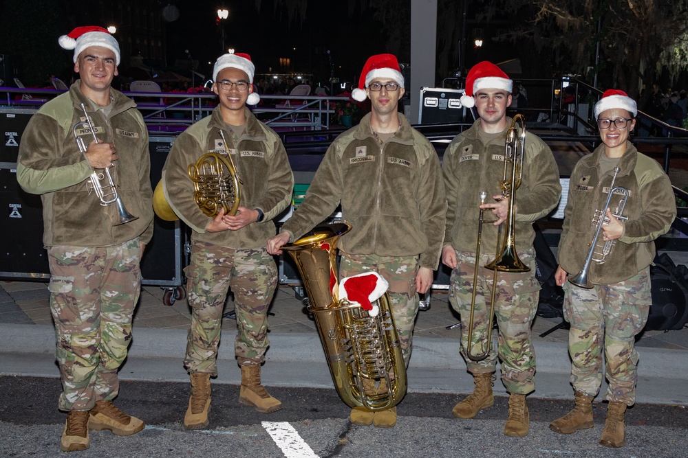 3rd ID Band Performs Holiday Music