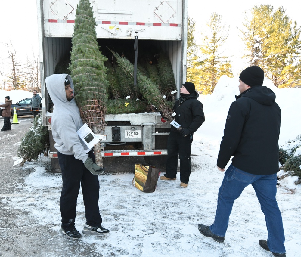 Trees for Troops delivers holiday joy to Fort Drum Soldiers, families