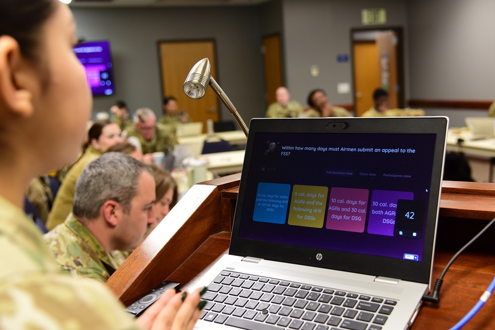 Commander's support staff sharpens skills