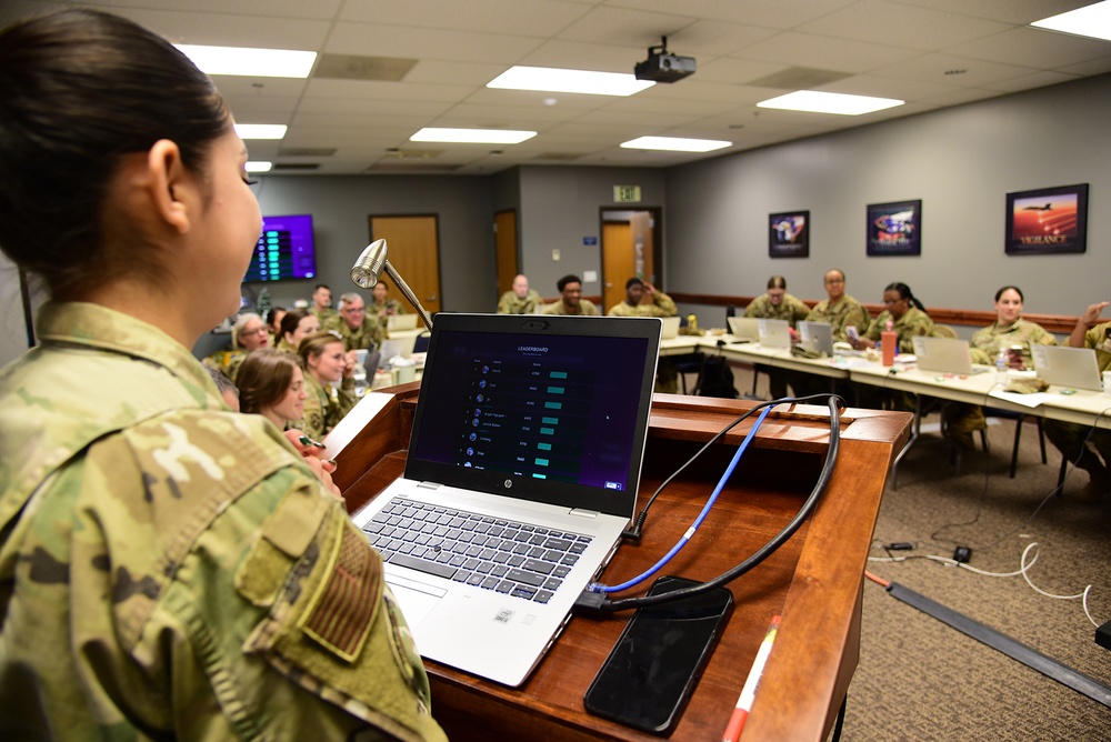 Commander's support staff sharpens skills