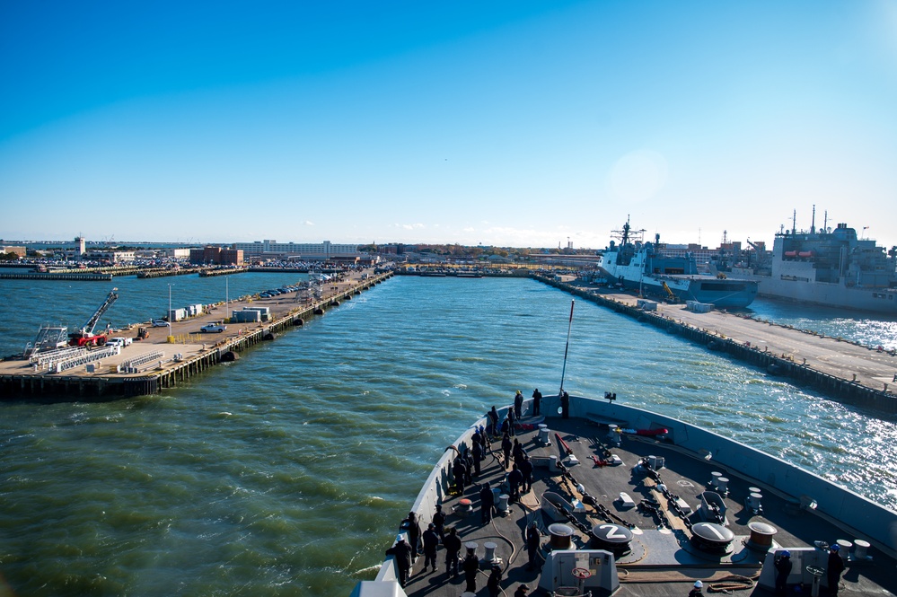 USS New York Returns From 2024 Deployment