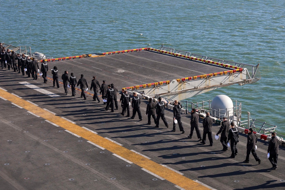 USS Wasp Return to Homeport