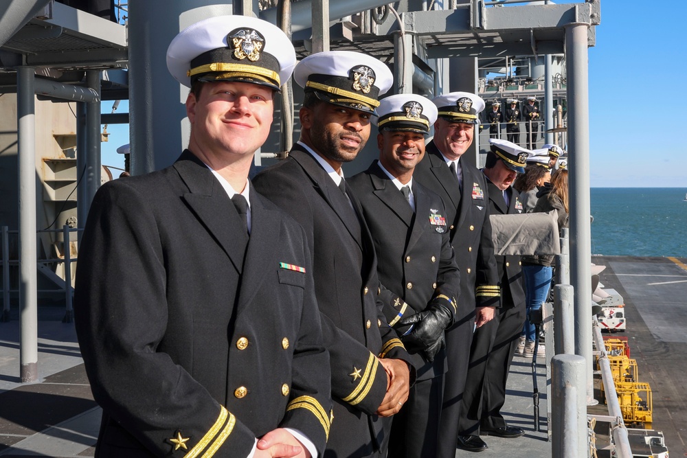 USS Wasp Return to Homeport