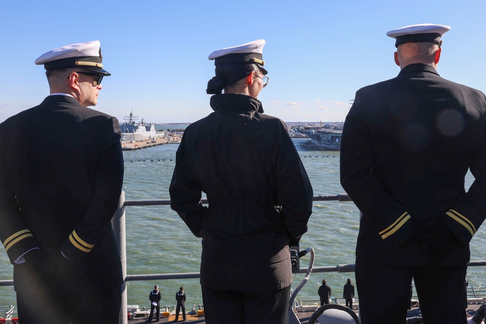USS Wasp Return to Homeport