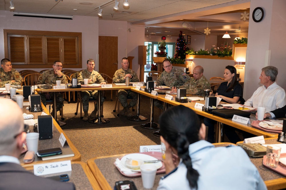 Kirtland Leaders host a breakfast meeting with the Kirtland Partnership Committee