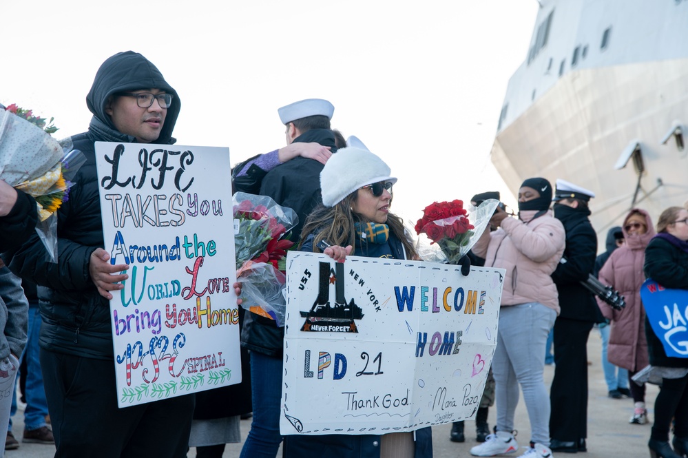 USS New York Returns From 2024 Deployment