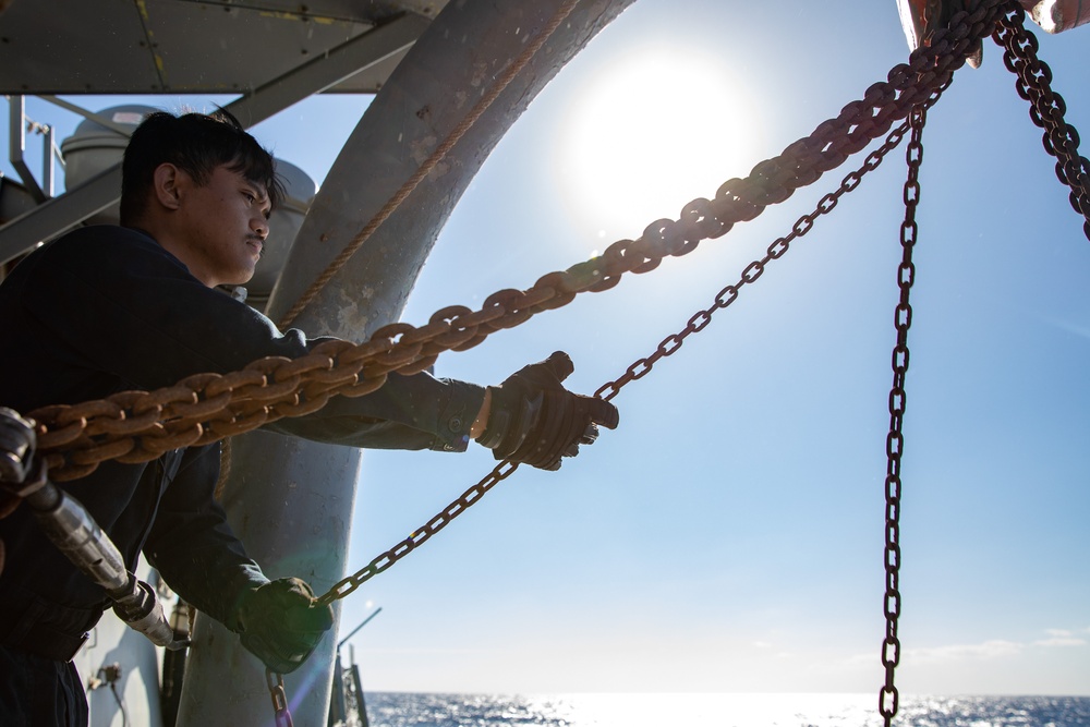 Boatswain's Mates aboard the USS Cole