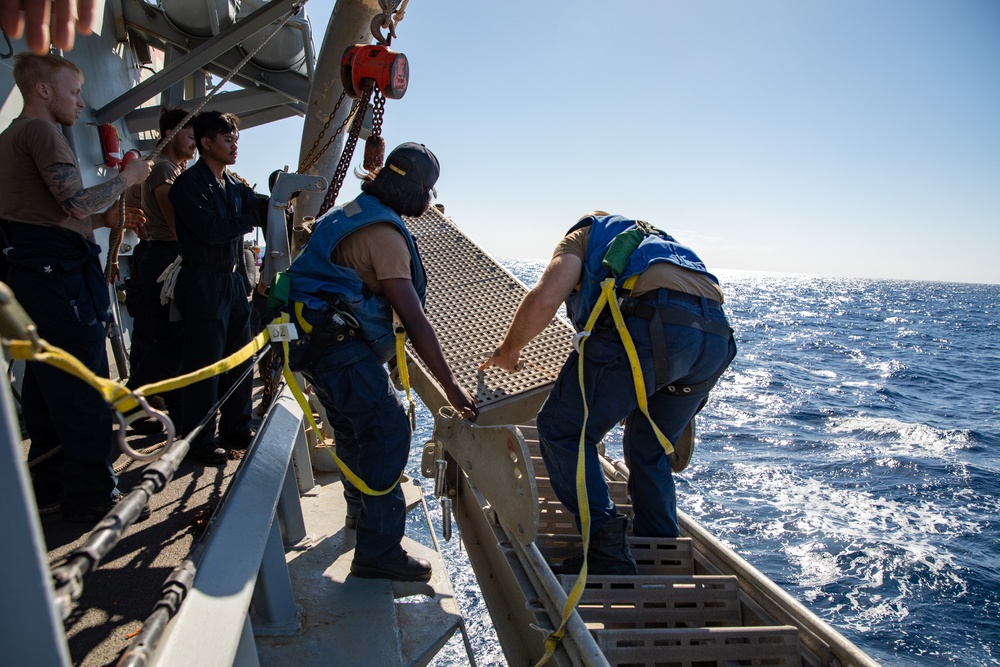 Boatswain's Mates aboard the USS Cole