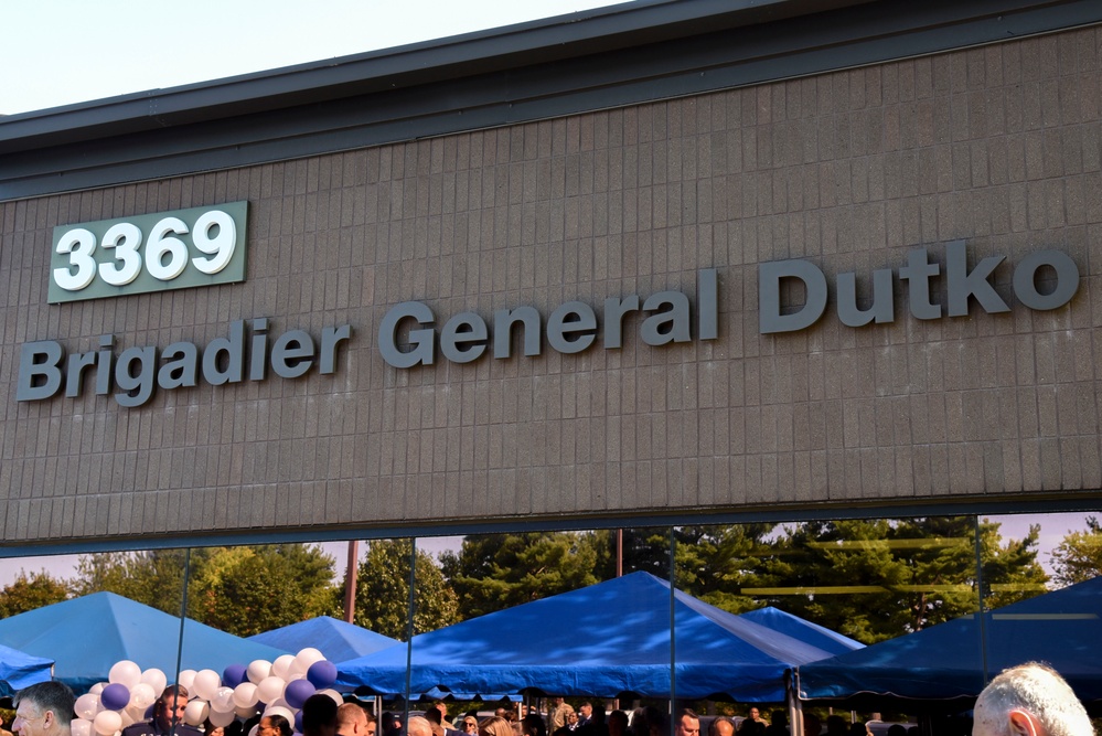 108th Wing Dedicates Building in Honor of Brigadier General (Ret.) Robert S. Dutko