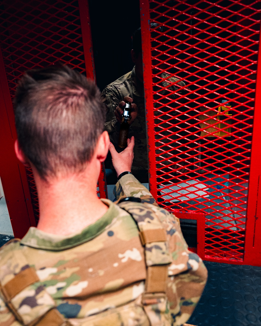 90 SFS Conducts Guard Mount