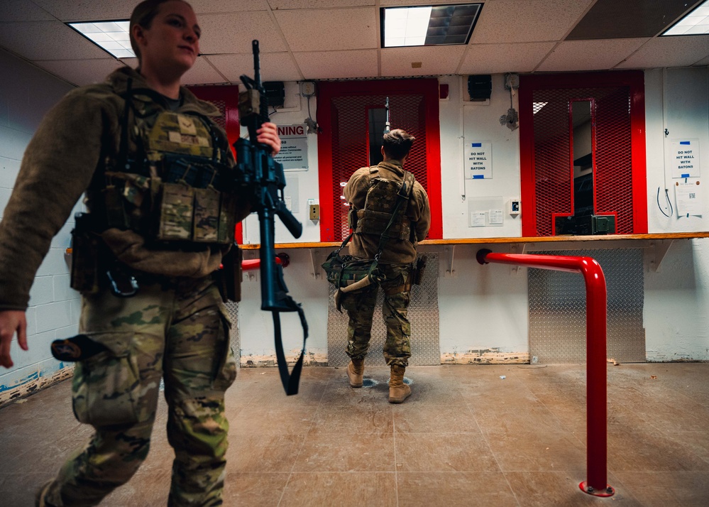 90 SFS Conducts Guard Mount