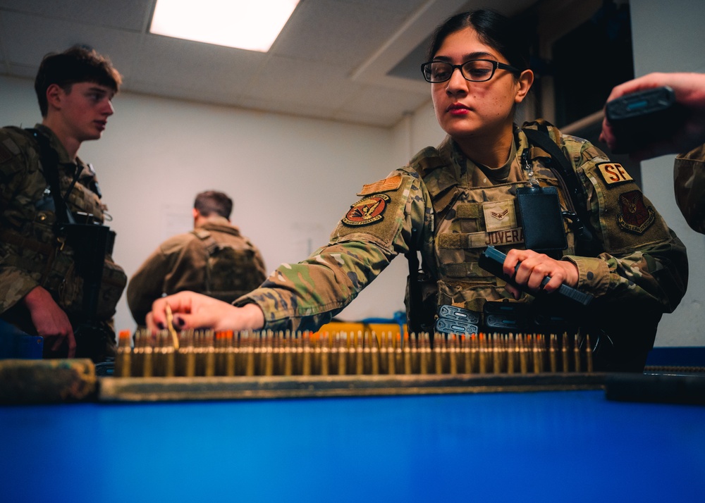 90 SFS Conducts Guard Mount