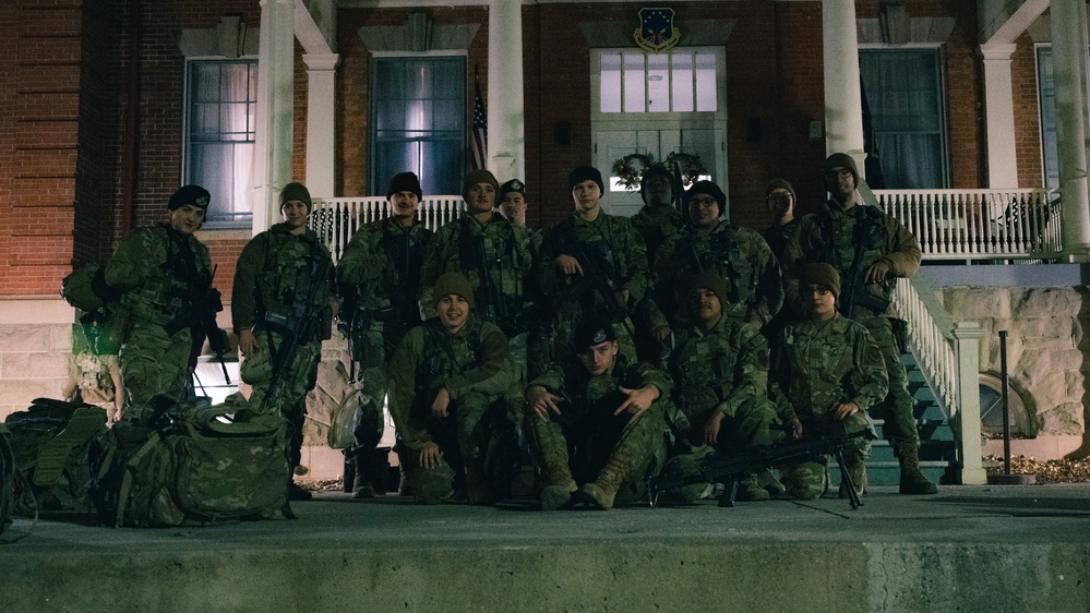 90 SFS Conducts Guard Mount