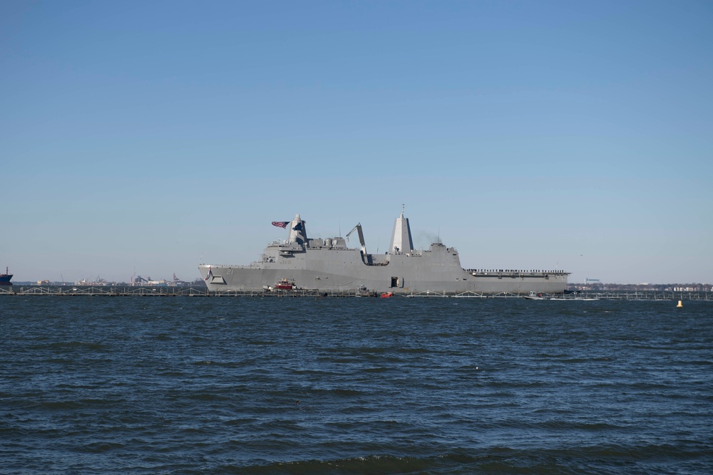 USS New York Returns to Naval Station Norfolk