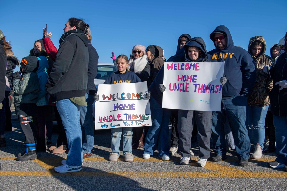 USS New York Returns to Naval Station Norfolk