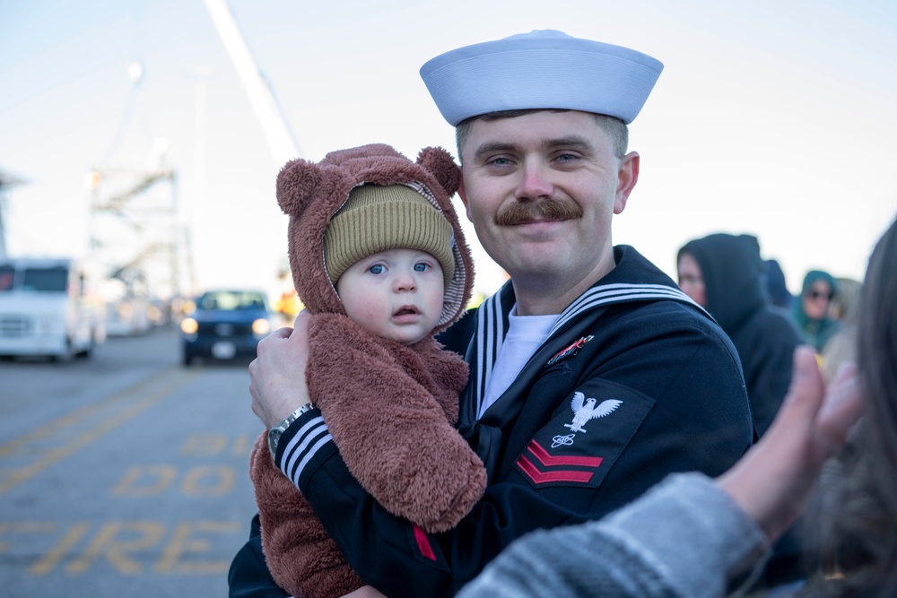 USS New York Returns to Naval Station Norfolk