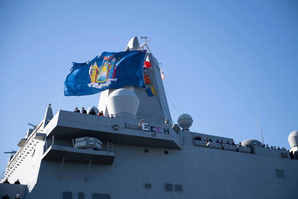 USS New York Returns to Naval Station Norfolk