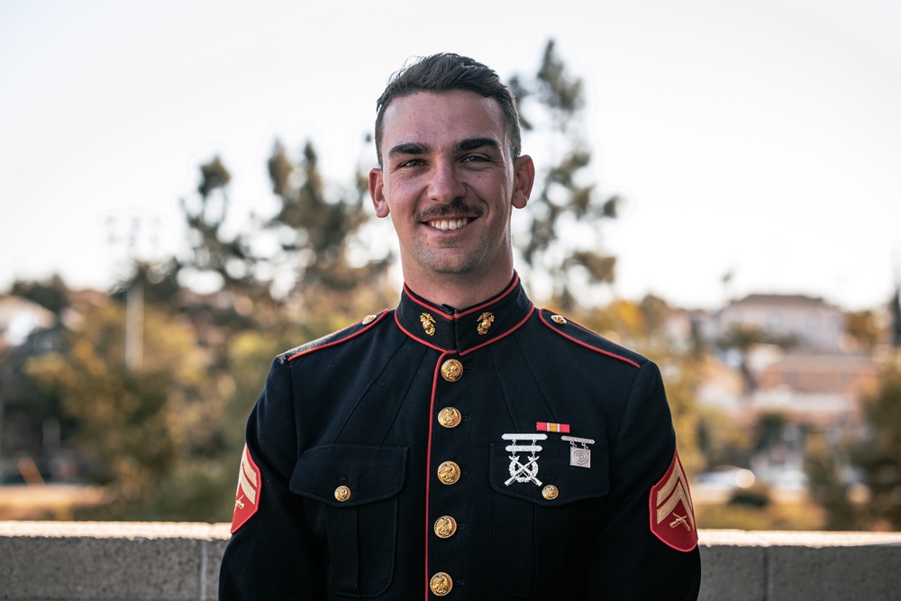 Marine Corps Band San Diego Performs at Salesian High School