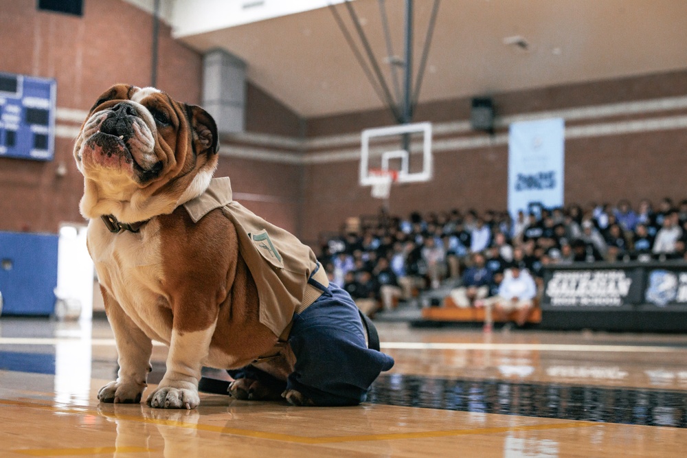 Marine Corps Band San Diego Performs at Salesian High School