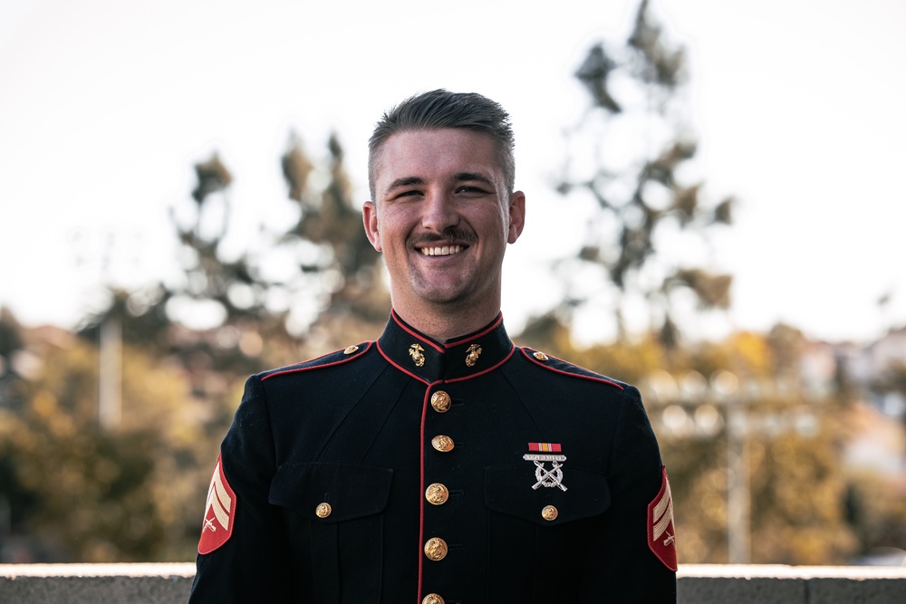 Marine Corps Band San Diego Performs at Salesian High School