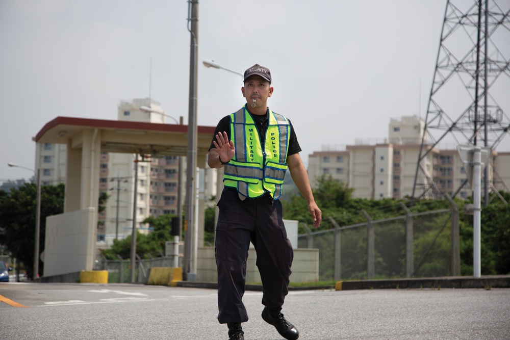 Japanese Military Police Protect Everyone's Safety
