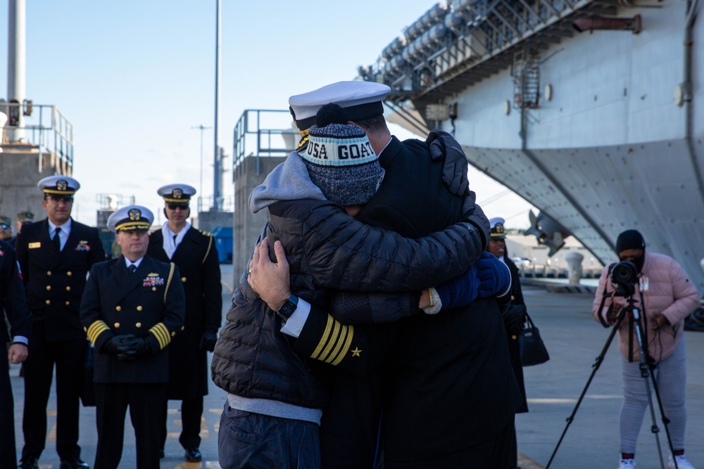 USS Wasp Return to Homeport