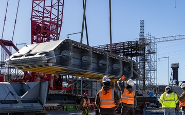 Chickamauga Lock replacement project reaches milestone with delivery of miter gates