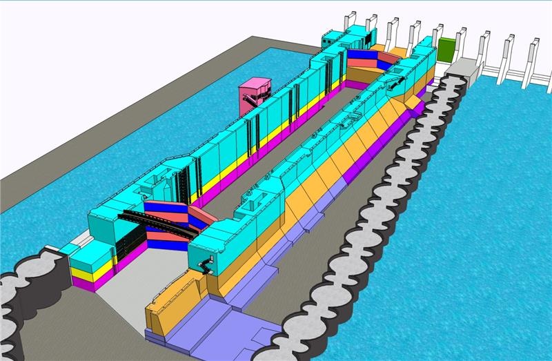 Chickamauga Lock replacement project reaches milestone with delivery of miter gates