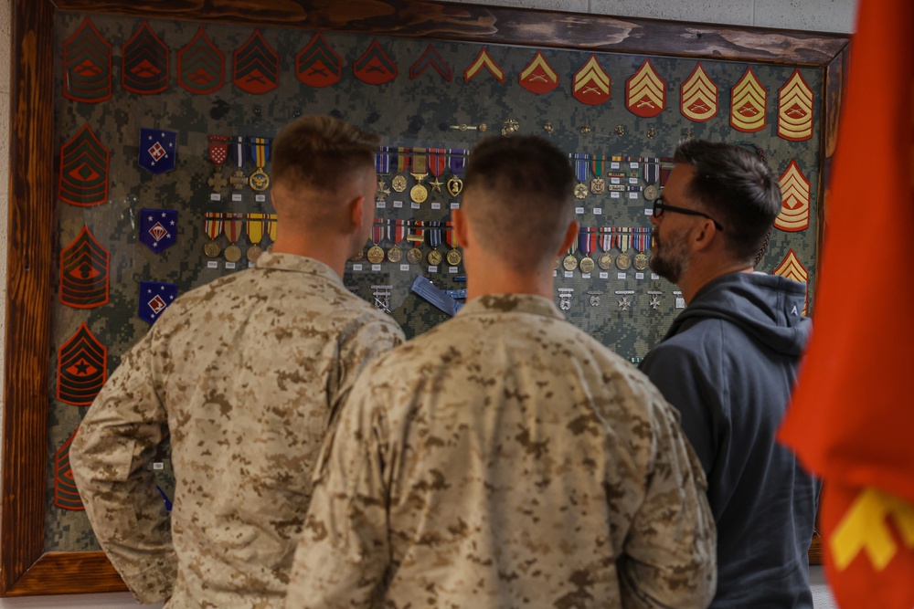 U.S. Marines with Fox Company 2/23 Say Their Goodbyes Before Leaving for The Unit Deployment Program