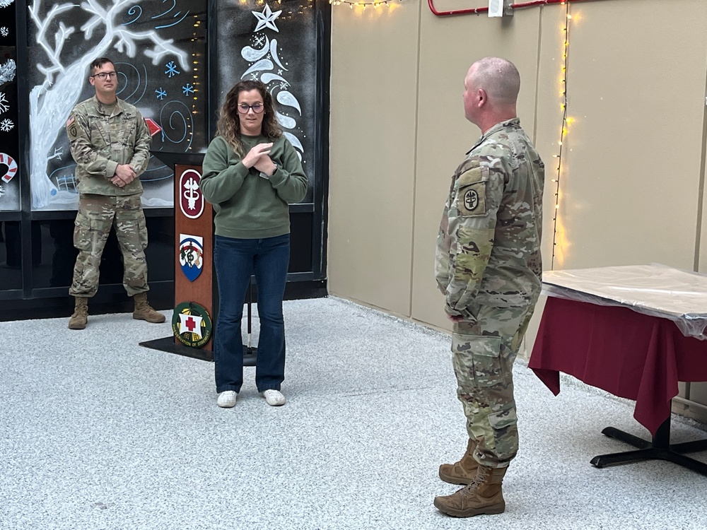 BACH Bids Chaplain (Maj.) Catlin Farewell