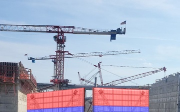 Chickamauga Lock replacement project reaches milestone with delivery of miter gates