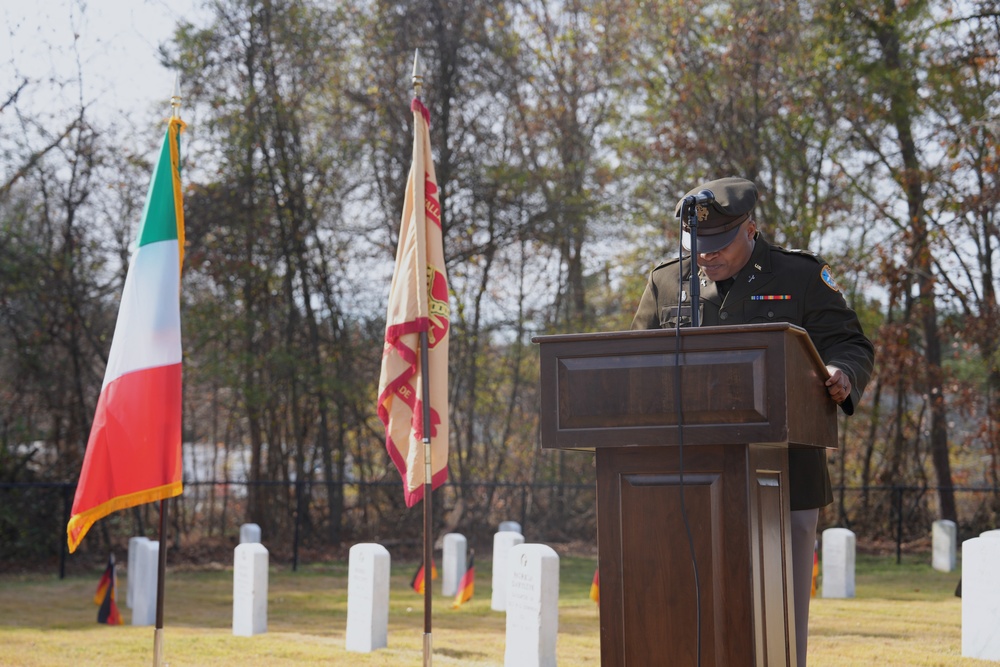 Fort George G. Meade German and Italian Wreath Ceremony