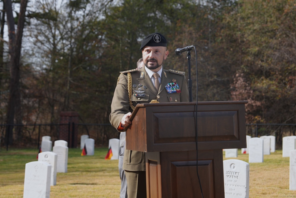 Fort George G. Meade German and Italian Wreath Ceremony