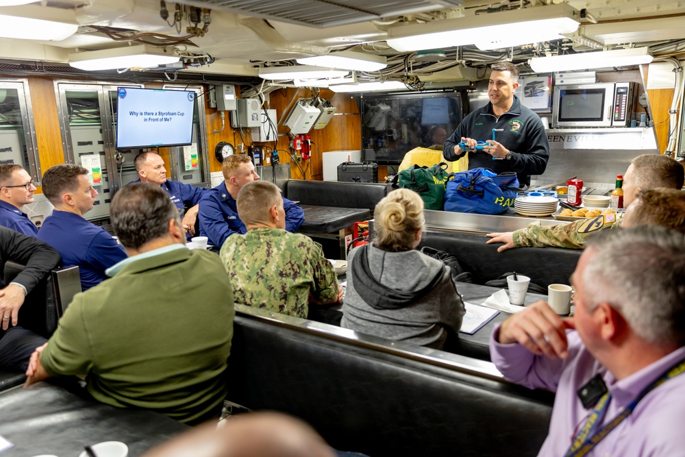 USS Greeneville Distinguished Visitor Embark