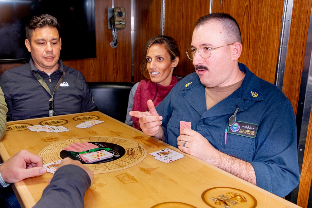 USS Greeneville Distinguished Visitor Embark